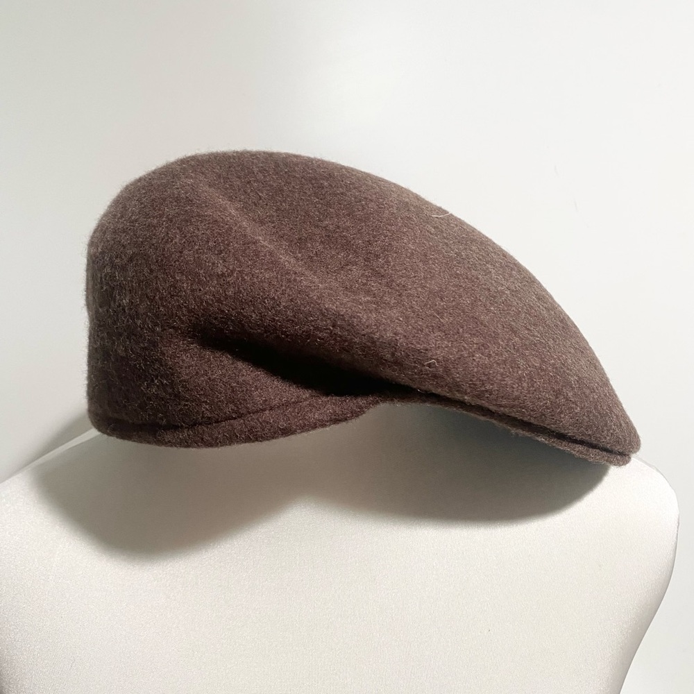 Vintage Itar Men’s Newsboy‎ Style Cap Wool Brown Made In Florence
